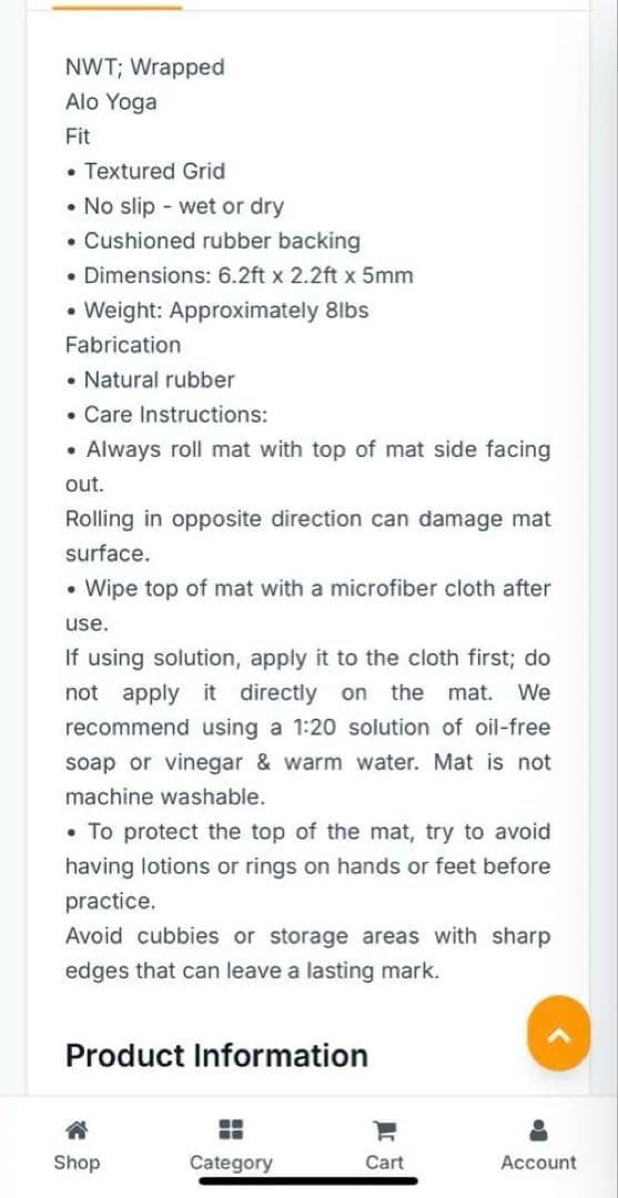 【専用】Alo Yoga/ Chakra Warrior Mat