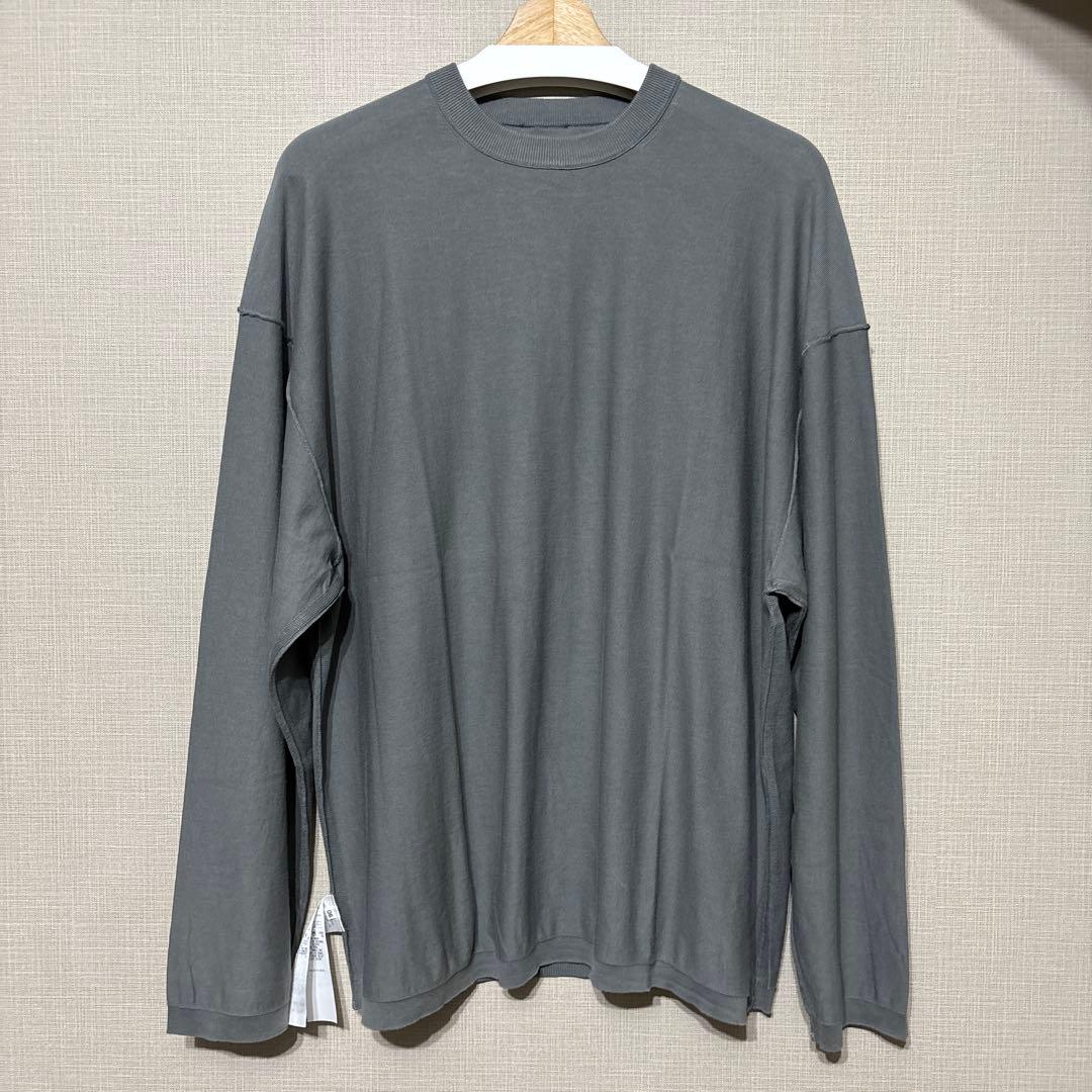 ATON ニット 6 SUVIN COTTON OVERSIZE SWEATER