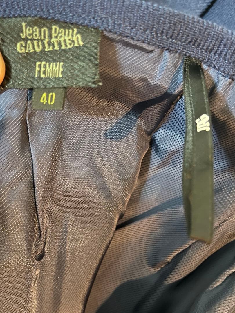 Jean Paul Gaultier ネイビー セットアップ　スーツ　ゴルチエ