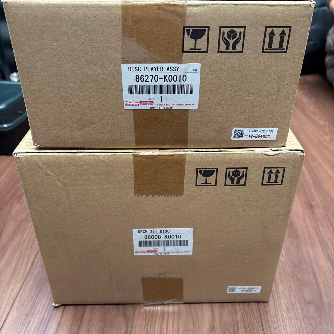 新品 トヨタ 純正 ディスプレイオーディオ用 CD・DVDデッキ