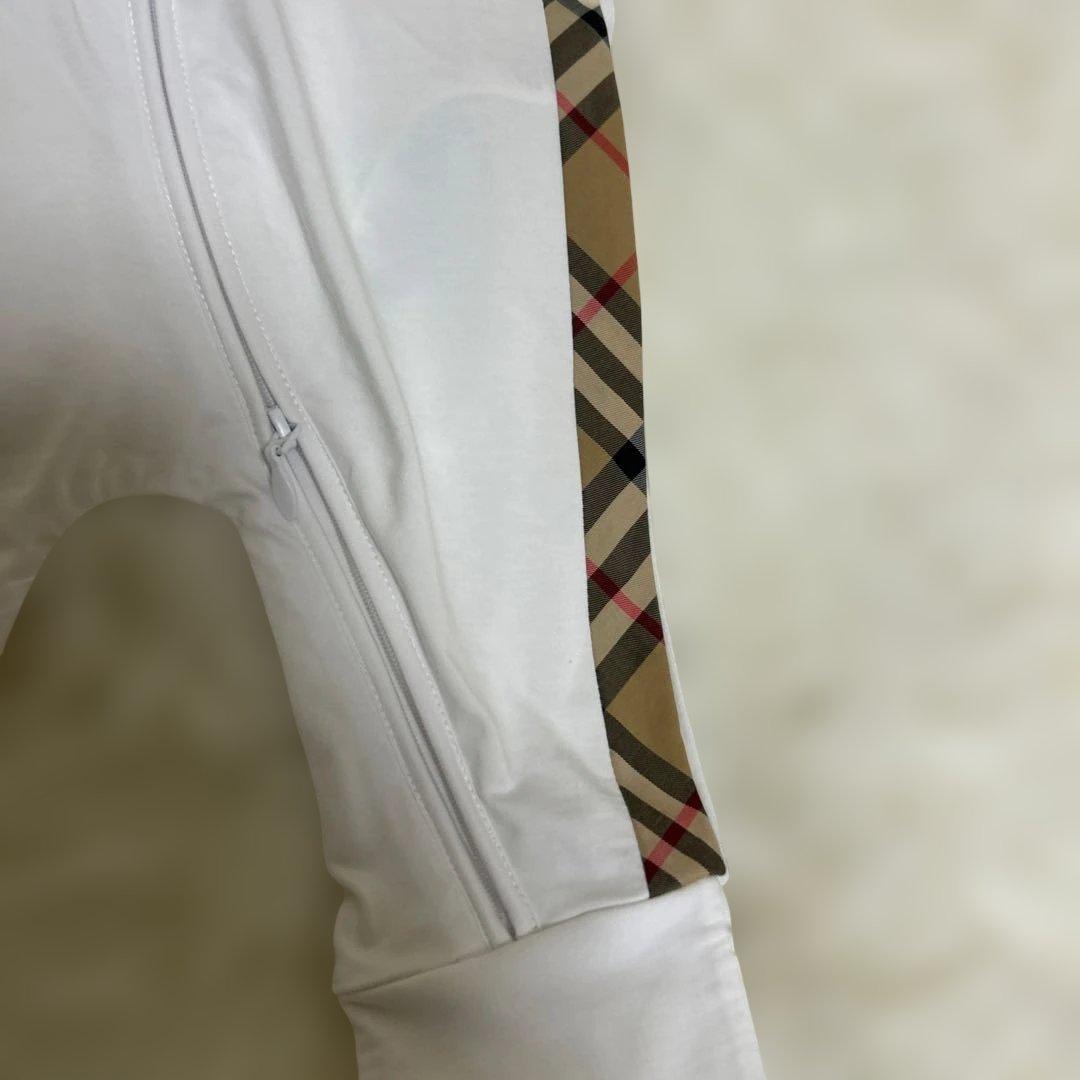 【新品タグ付】BURBERRY バーバリー　ノバチェック　ロンパース　帽子付き