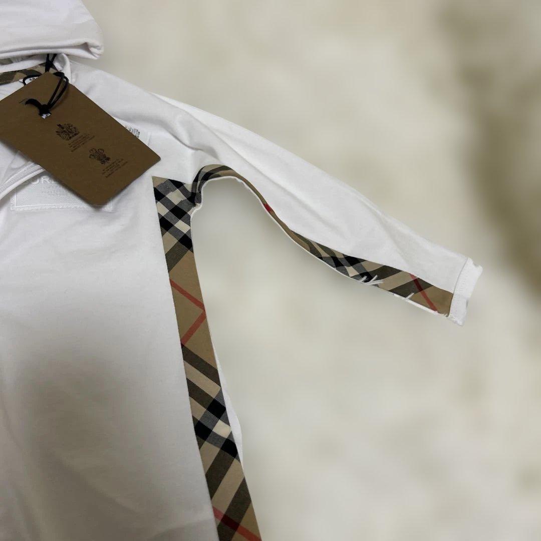 【新品タグ付】BURBERRY バーバリー　ノバチェック　ロンパース　帽子付き