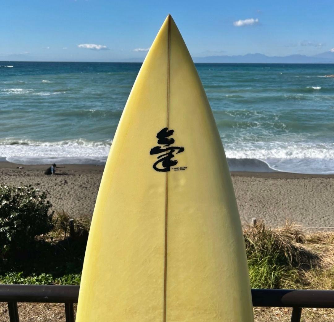 イエロー トライフィン ショートボード