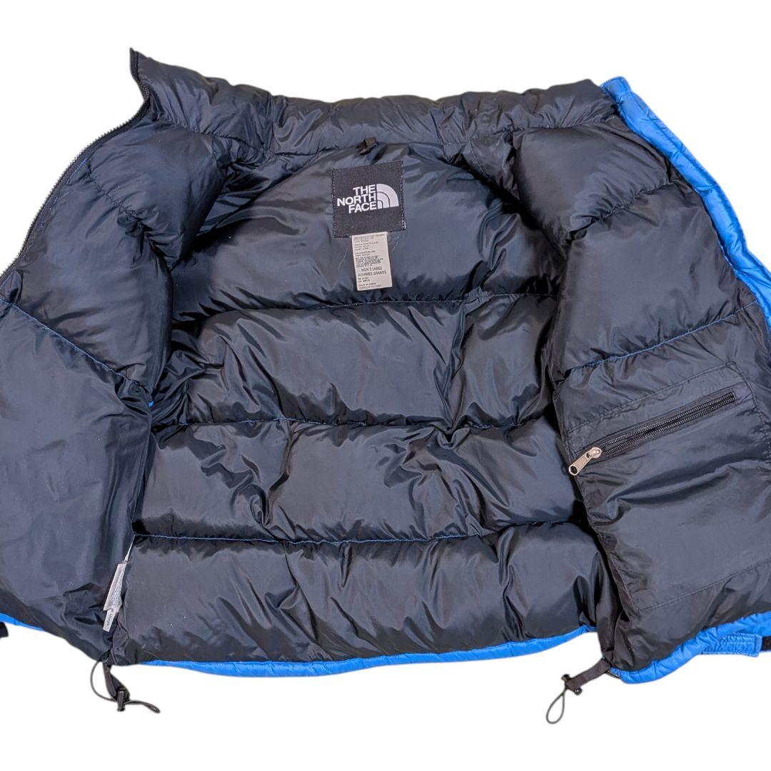 ノースフェイス90sダウンジャケットL 青 ヌプシ