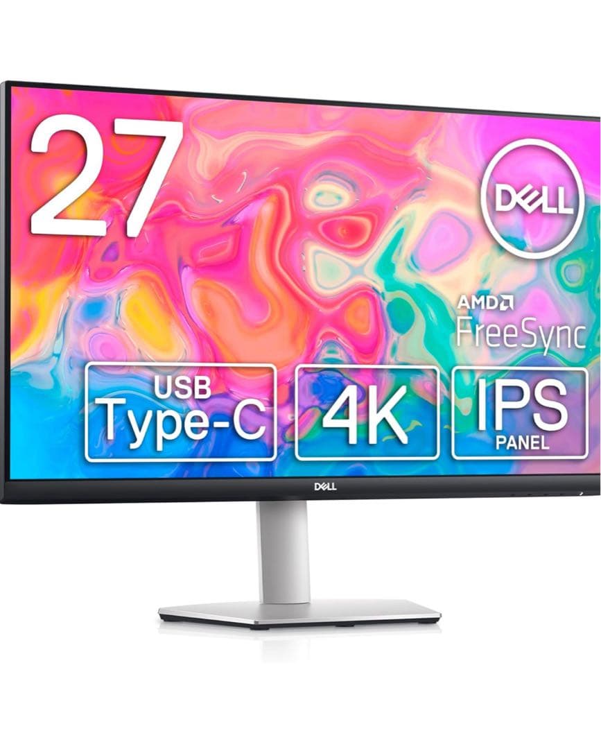 もなそま Dell S2722QC 27インチ 4K モニター