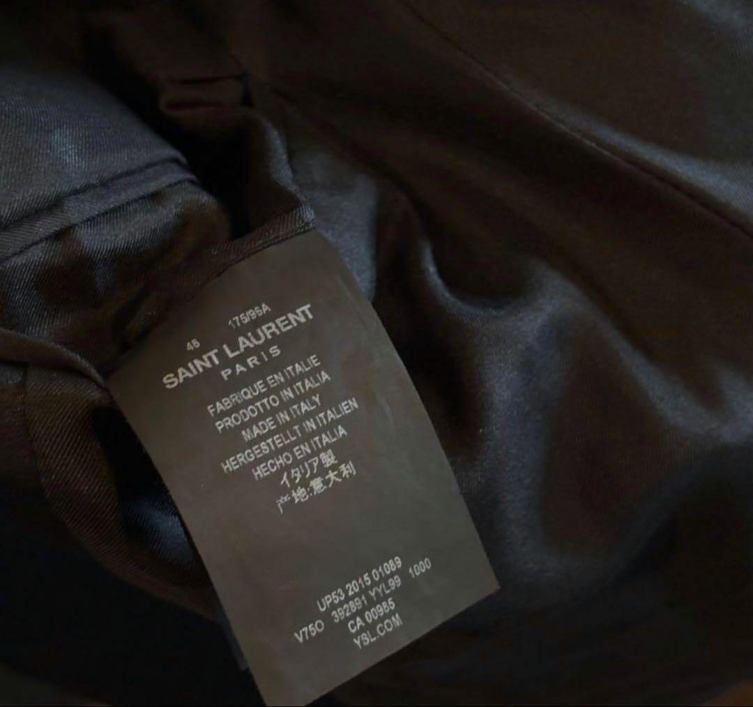 サンローラン　エディ　スモーキング　ジャケットテーラード　美品