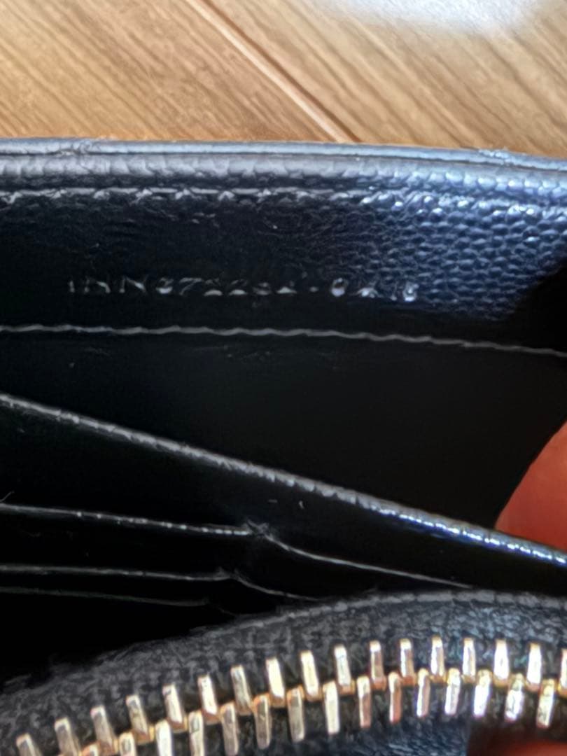 SAINT LAURENT ブラック長財布