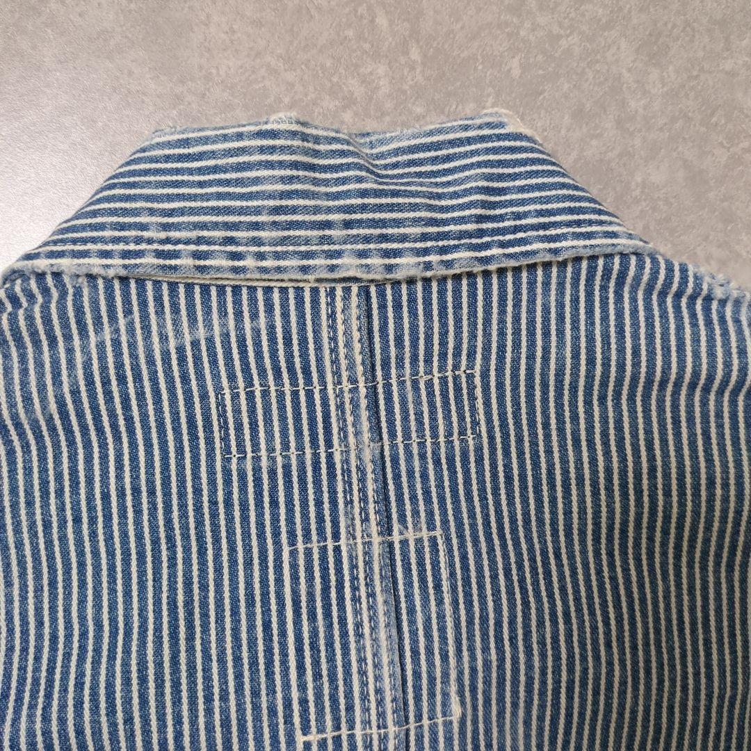 ✿マディソンブルー✿ヒッコリーカバーオール　ダメージ加工有り00サイズ新品未使用