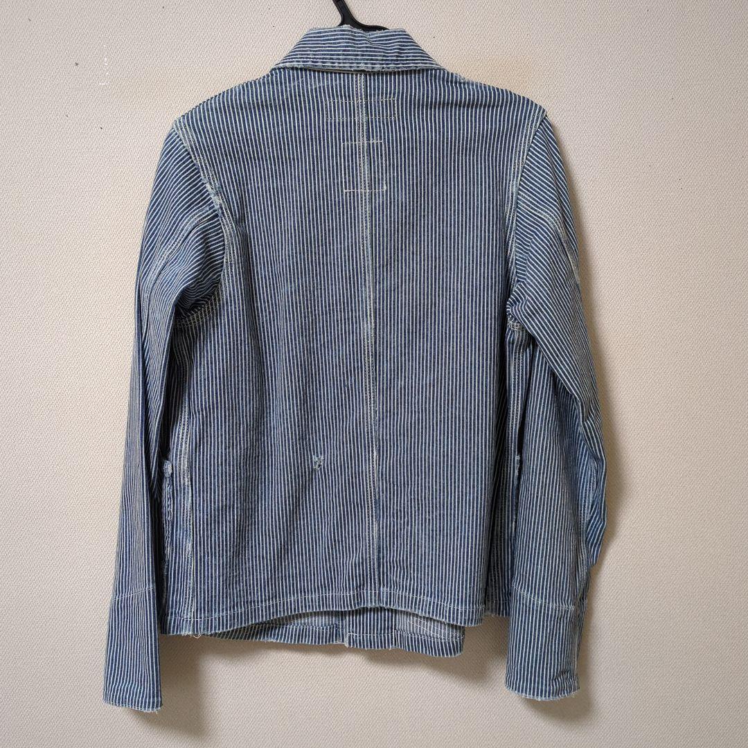 ✿マディソンブルー✿ヒッコリーカバーオール　ダメージ加工有り00サイズ新品未使用