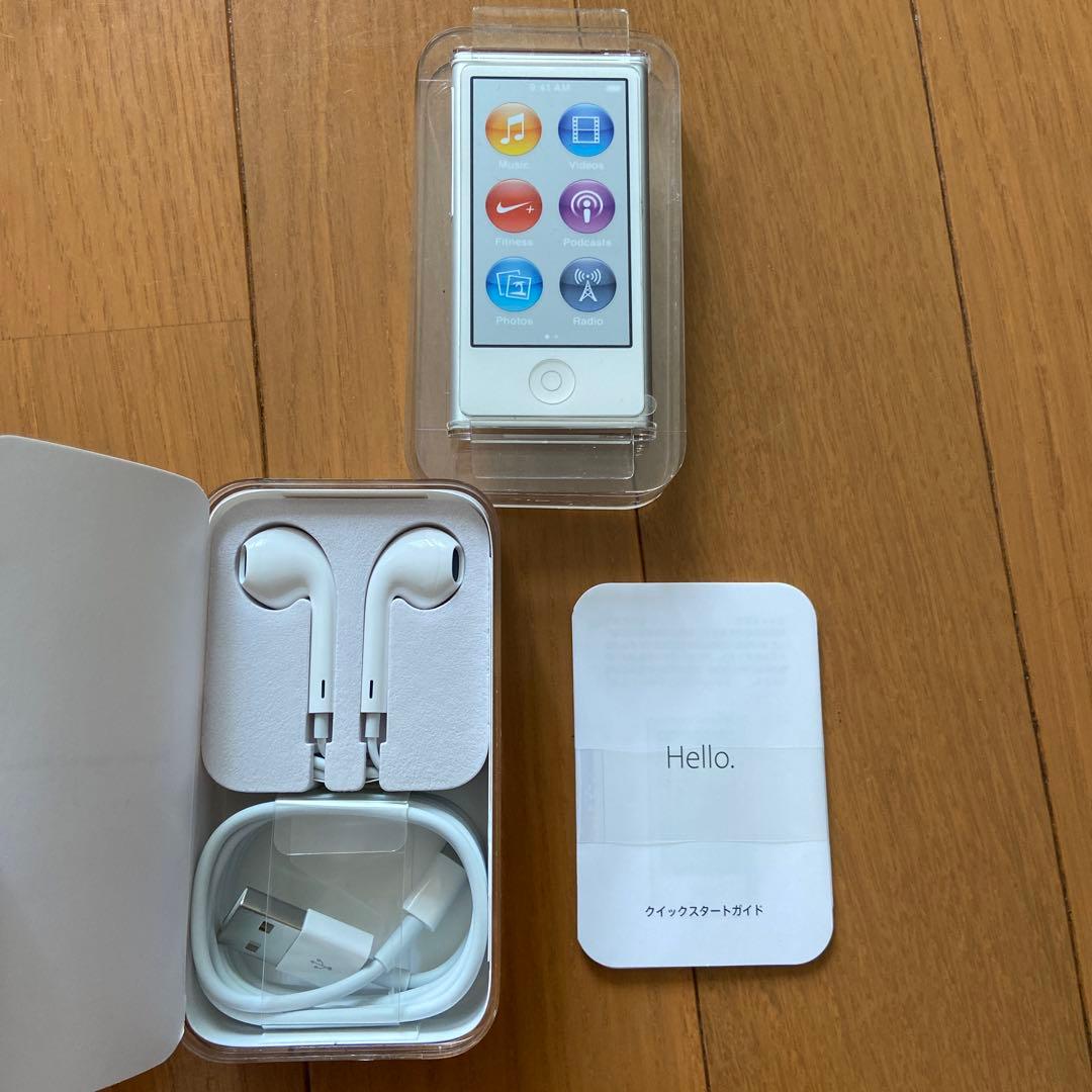 新品未使用APPLE iPod nano 16GBホワイトシルバー
