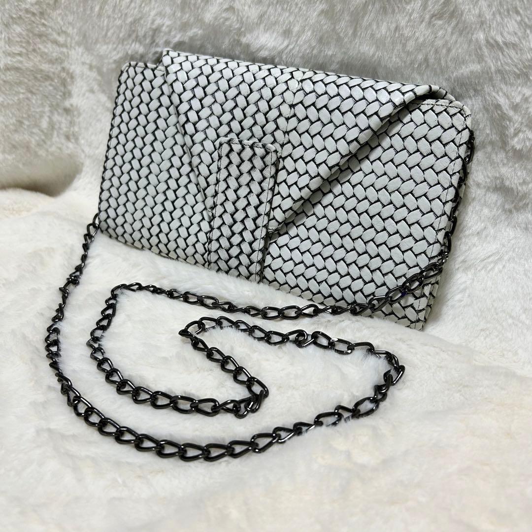 【美品】HIROKO HAYASHI ヒロコハヤシ オッティカ チェーン付長財布