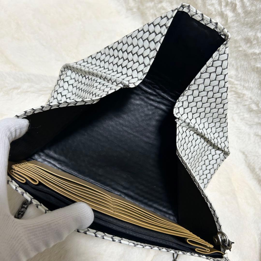 【美品】HIROKO HAYASHI ヒロコハヤシ オッティカ チェーン付長財布