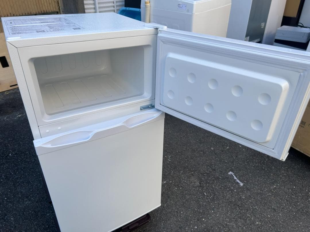 SAMKYO 冷蔵庫 GU90 95L 2024年製 2ドア ホワイト