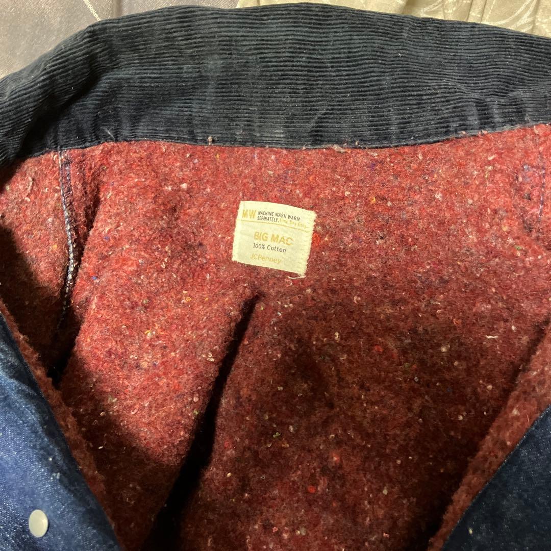 ビッグマック　70s ブランケットデニムカバーオール　ビッグサイズ　100%綿