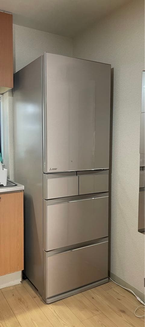 【りんご】MITSUBISHI 三菱 冷蔵庫 MR-MB45H-C グレー
