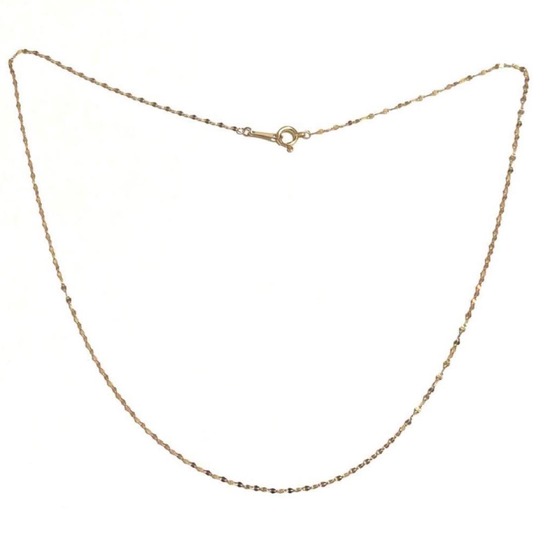 K18 ペタルチェーンネックレス