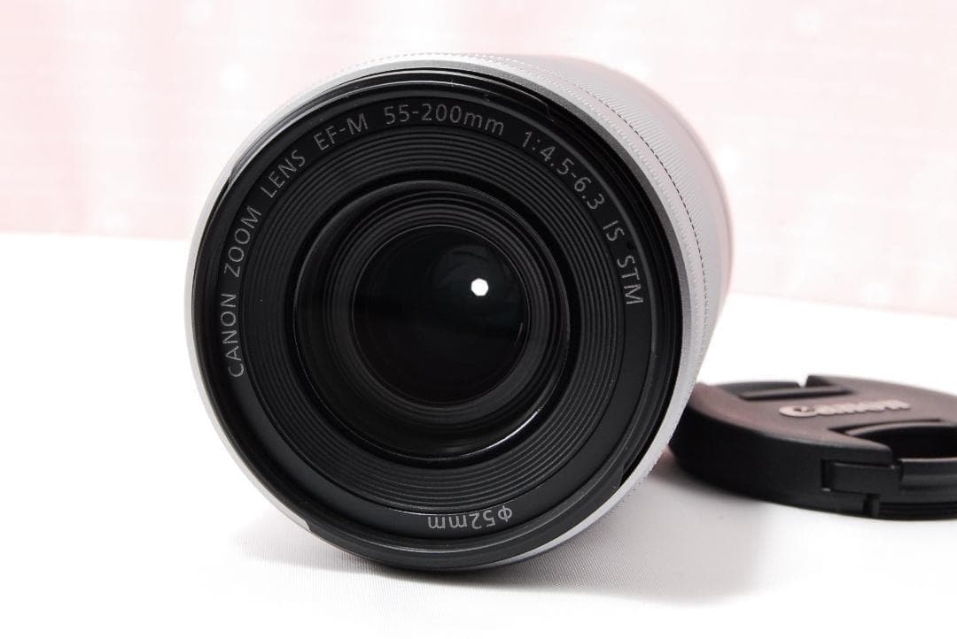 〓美品〓Canon EF-M 55-200mm IS STM ミラーレス用望遠