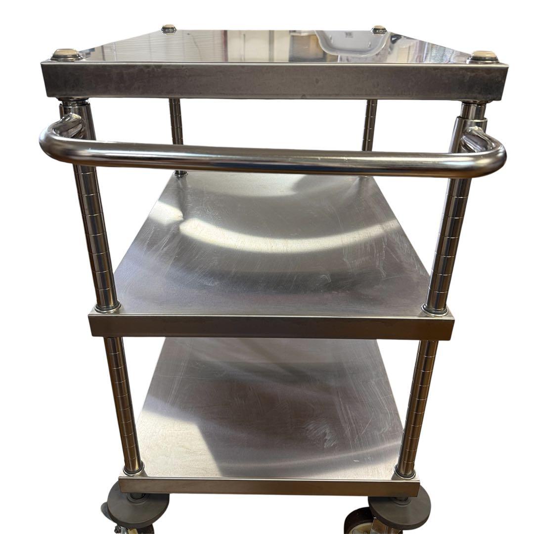 ステンレスワゴン キッチンワゴン ステンレスキッチンワゴン キャスター付き