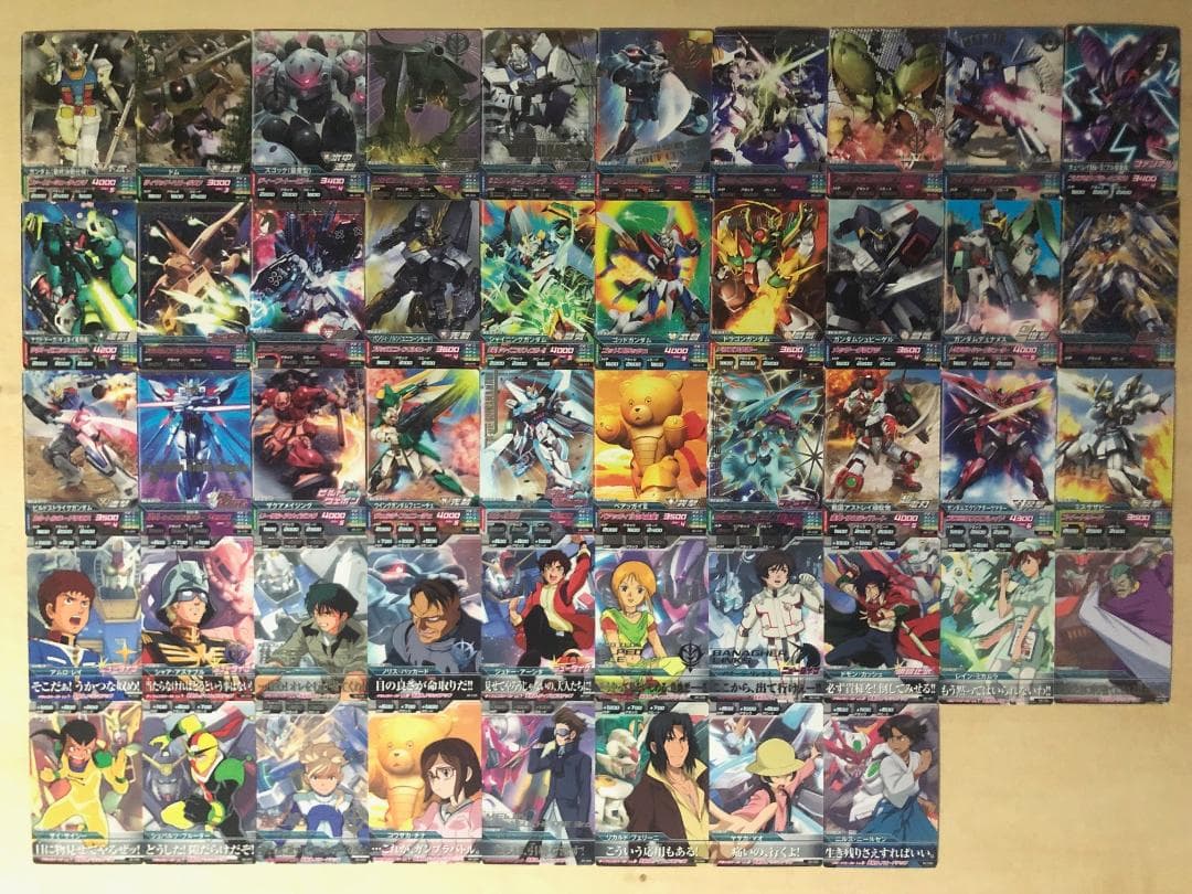 ガンダムトライエイジ　B1～B8　386種386枚　レア・コモン　フルコンプ