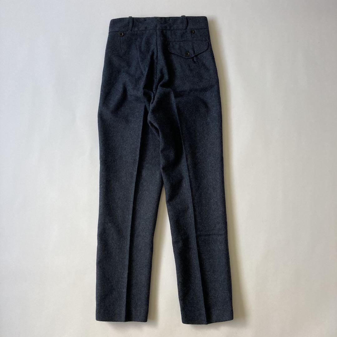 【出品取り下げ前半額】60s イギリス軍 RAF ネイビーウール トラウザーズ