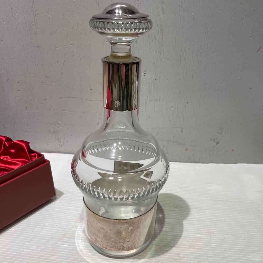 カミュ CAMUS バカラボトル シルバートップ 空瓶 化粧箱