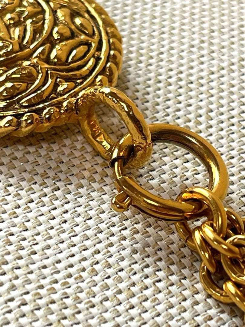【希少・美品】CHANEL シャネル ヴィンテージ ネックレス ゴールド　馬