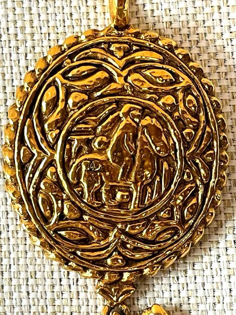 【希少・美品】CHANEL シャネル ヴィンテージ ネックレス ゴールド　馬