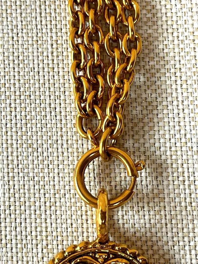 【希少・美品】CHANEL シャネル ヴィンテージ ネックレス ゴールド　馬