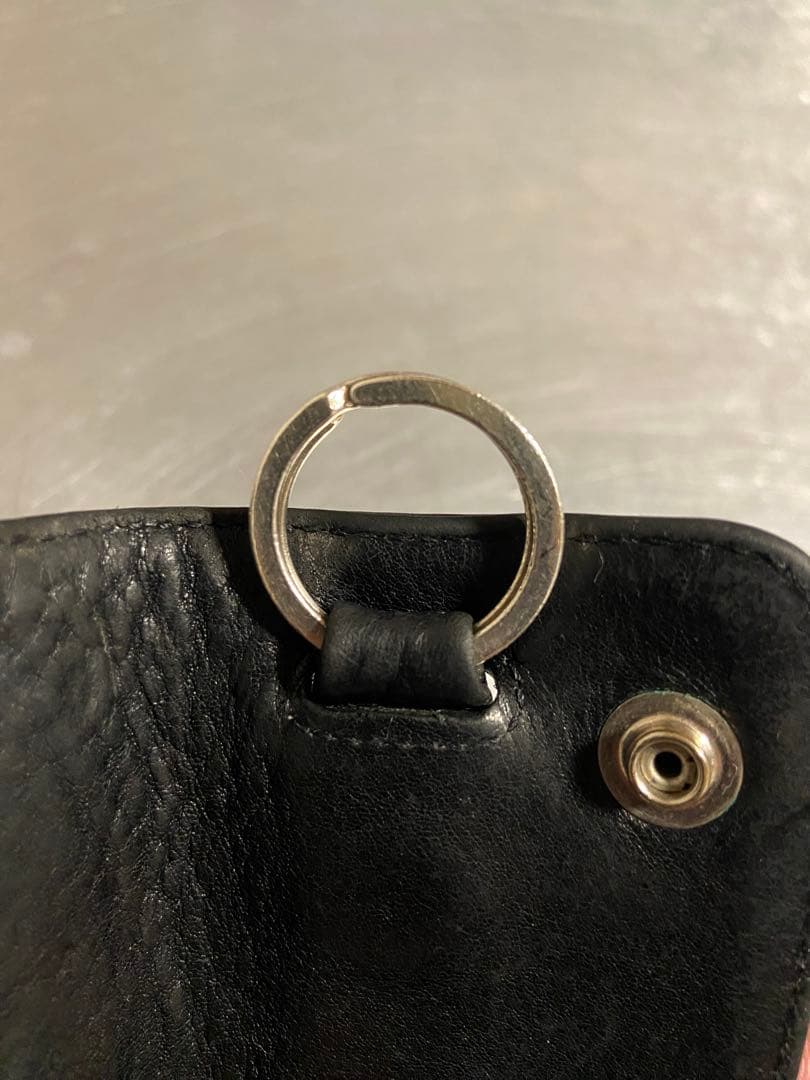 CHROME HEARTS クロムハーツ　クロスボールボタン　レザーキーケース