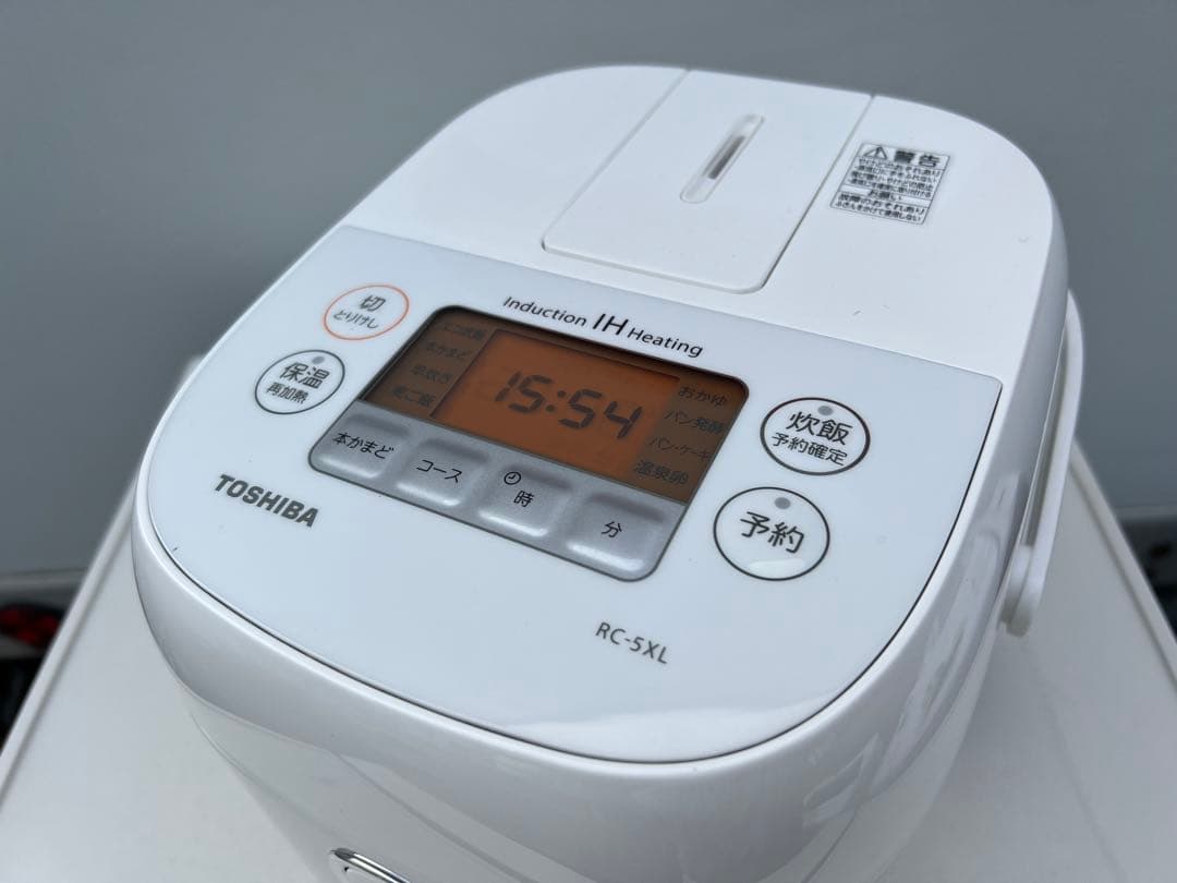 2019年式 3合 0.54L TOSHIBA 炊飯器 RC-5XL