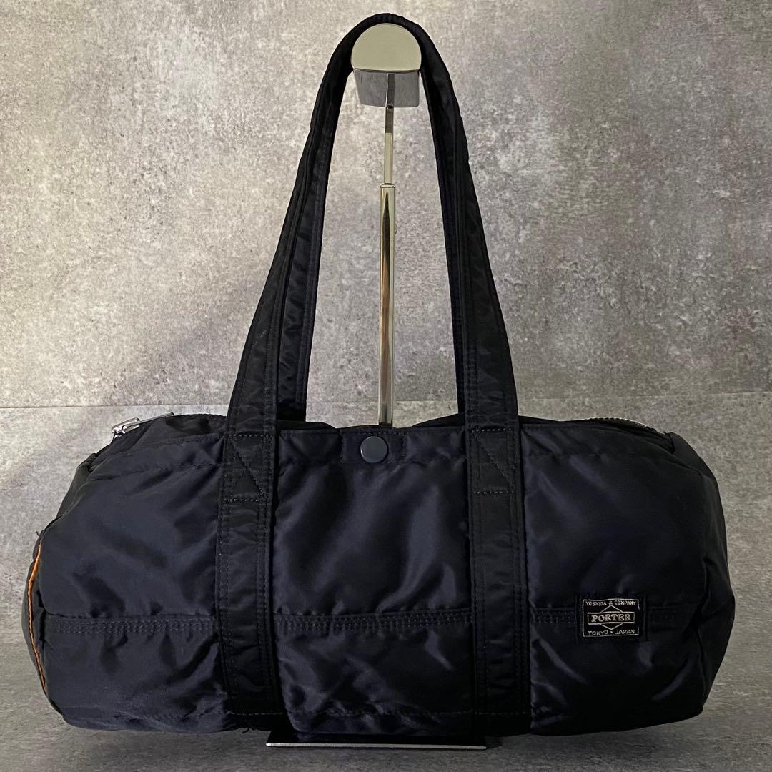 PORTER TANKER ボストン ブラック ダッフルバッグ