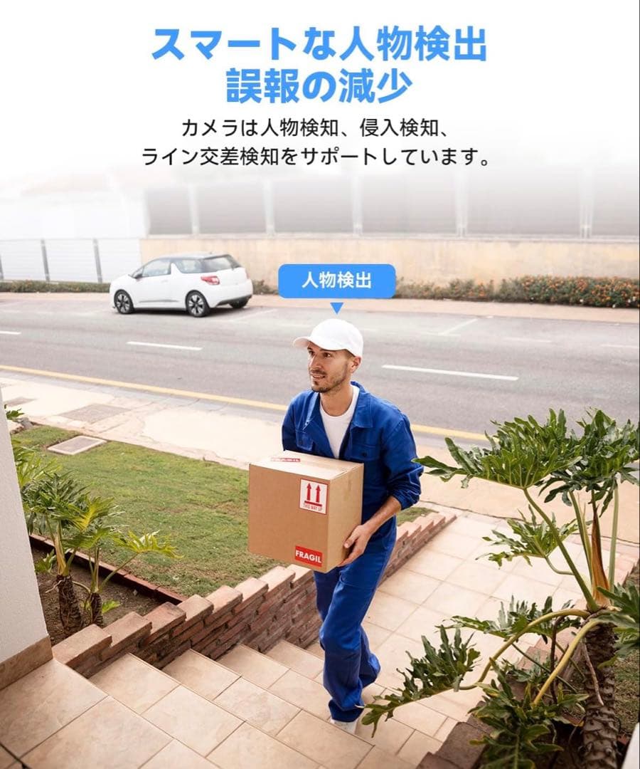 4K画質 H.View 防犯カメラ 800万画素 HV-800S6