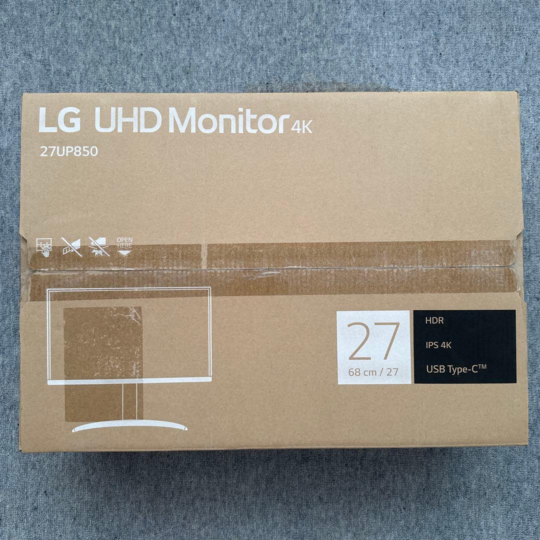 【付属品完備】LG モニター ディスプレイ 27UP850N-W 27インチ