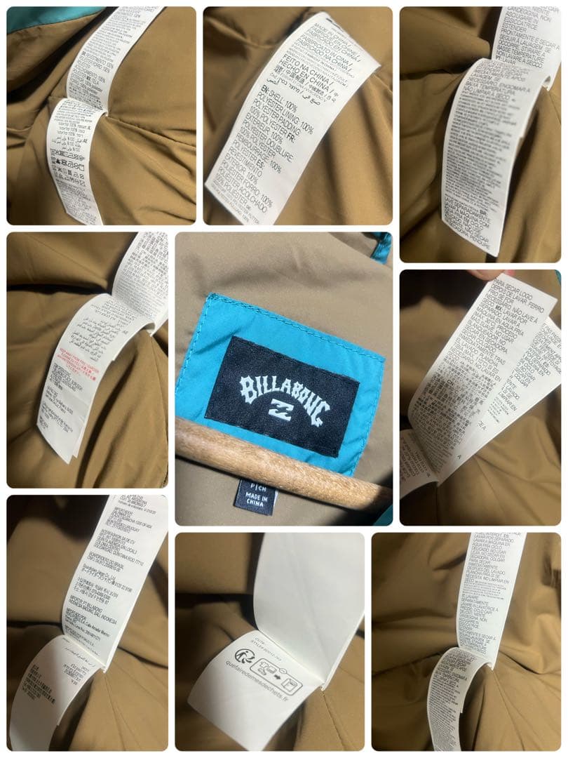 BILLABONG PUFF JACKET ダウンジャケット y2k XLサイズ