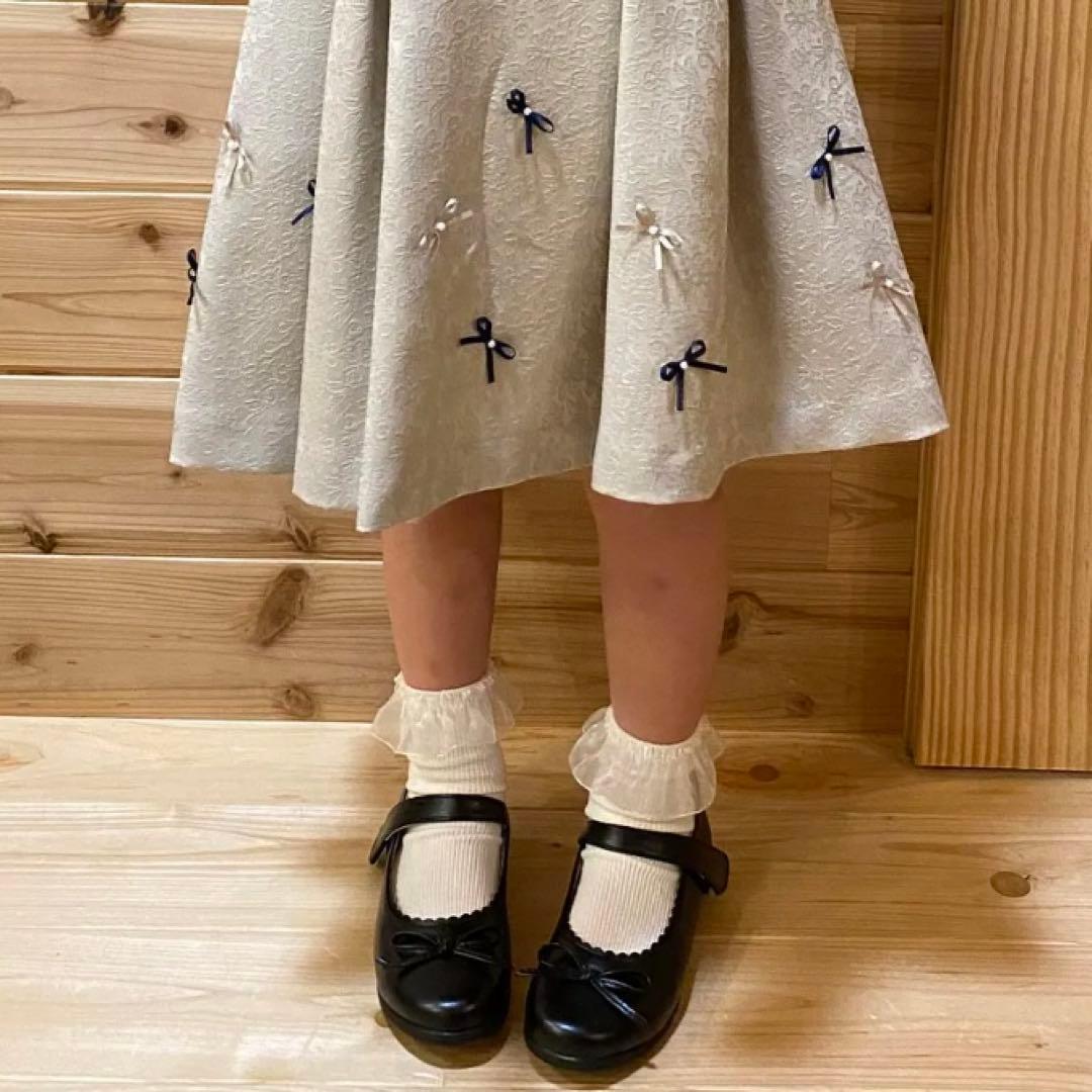 プティマイン　入学式　卒園式　130 女の子　フォーマルドレス