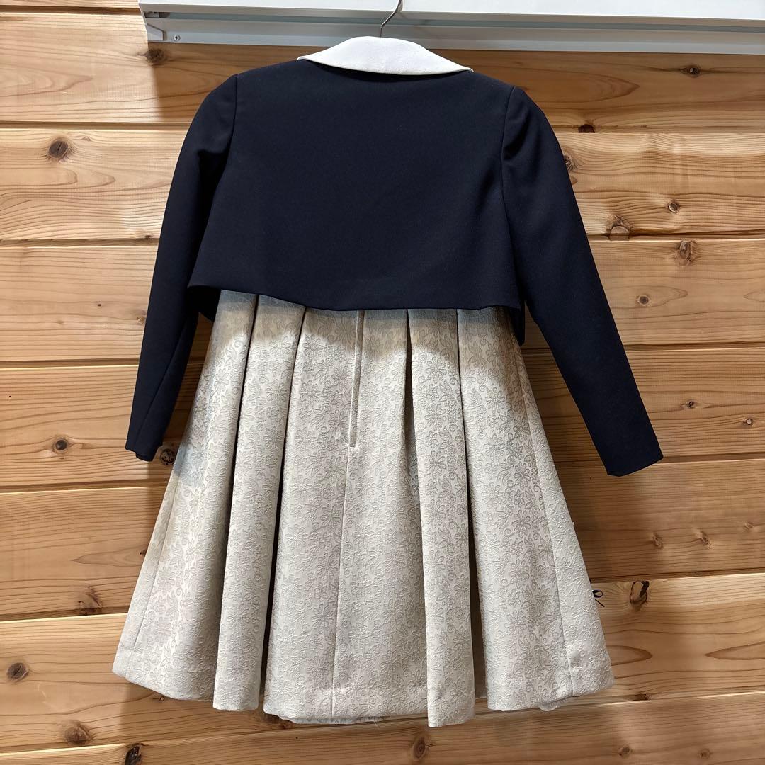 プティマイン　入学式　卒園式　130 女の子　フォーマルドレス