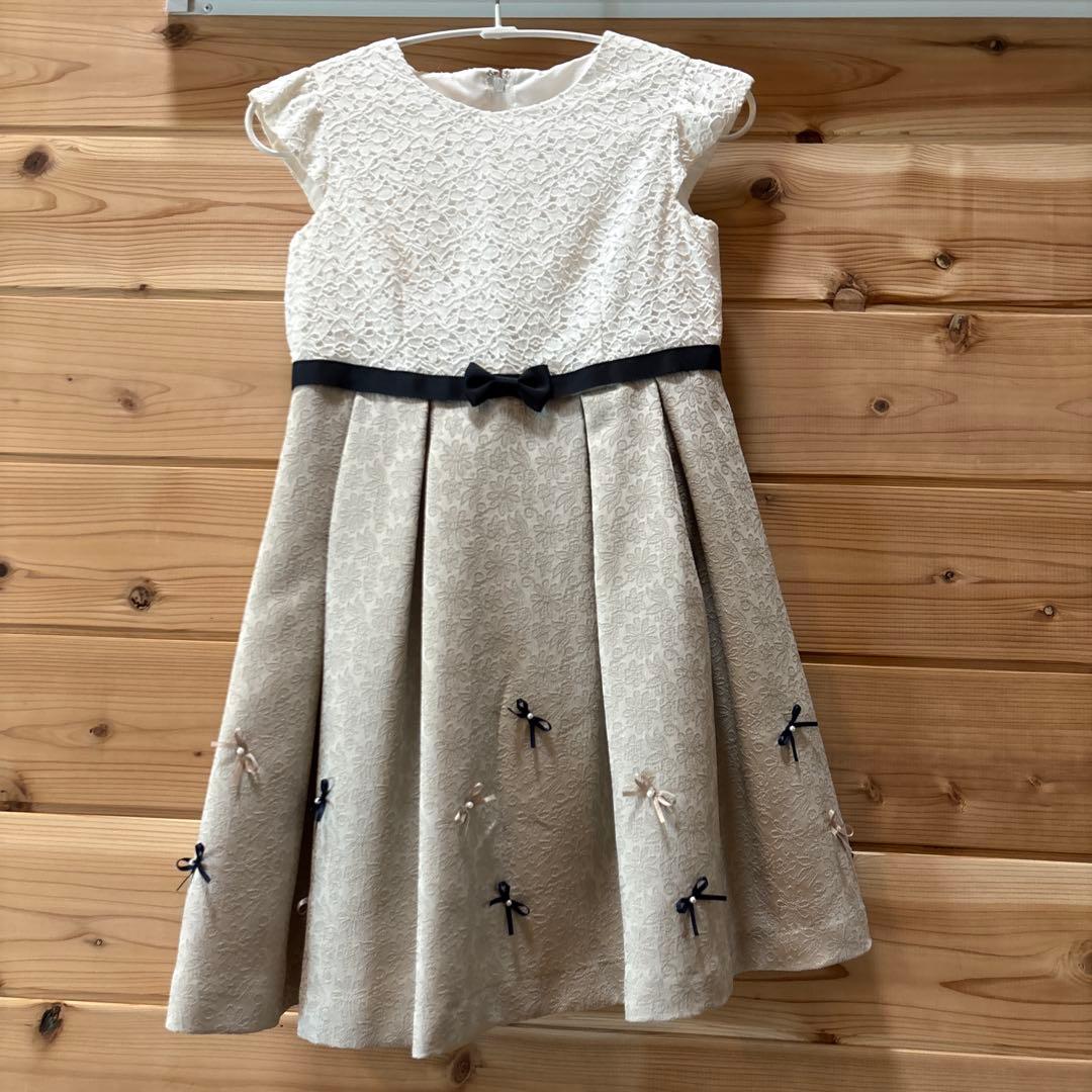 プティマイン　入学式　卒園式　130 女の子　フォーマルドレス