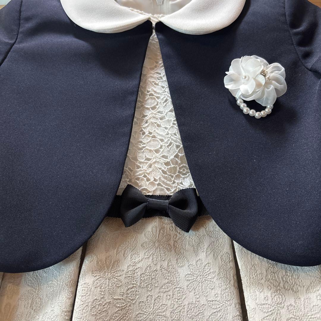 プティマイン　入学式　卒園式　130 女の子　フォーマルドレス