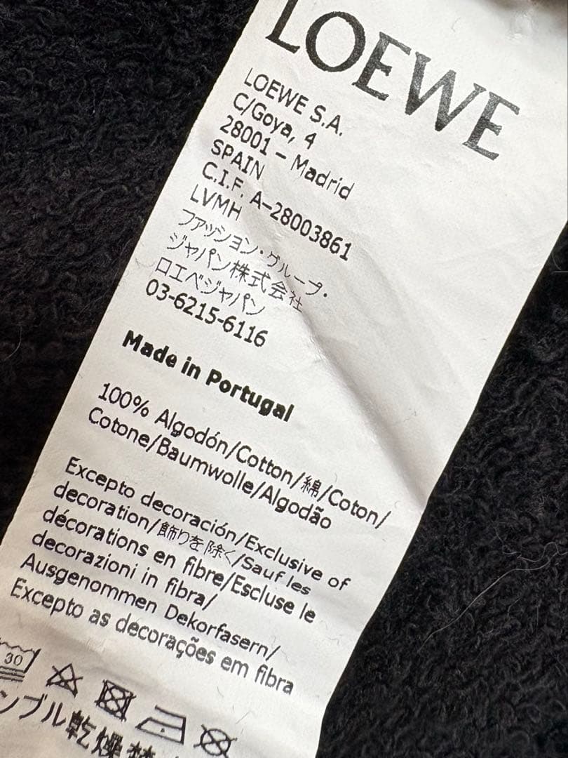 LOEWE ブラック スウェット M