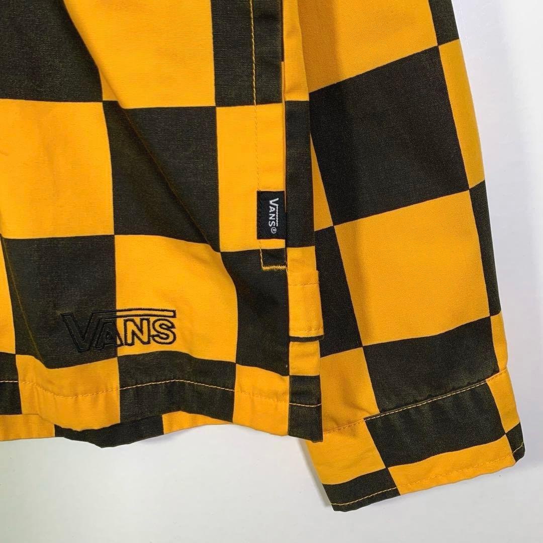 バンズ　ＶＡＮＳ　チェッカー　ジャケット　ノーカラー　ジャケット