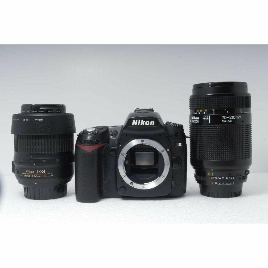 【美品】 Nikon D90 ダブルズームセット オススメ一眼レフ 簡単操作