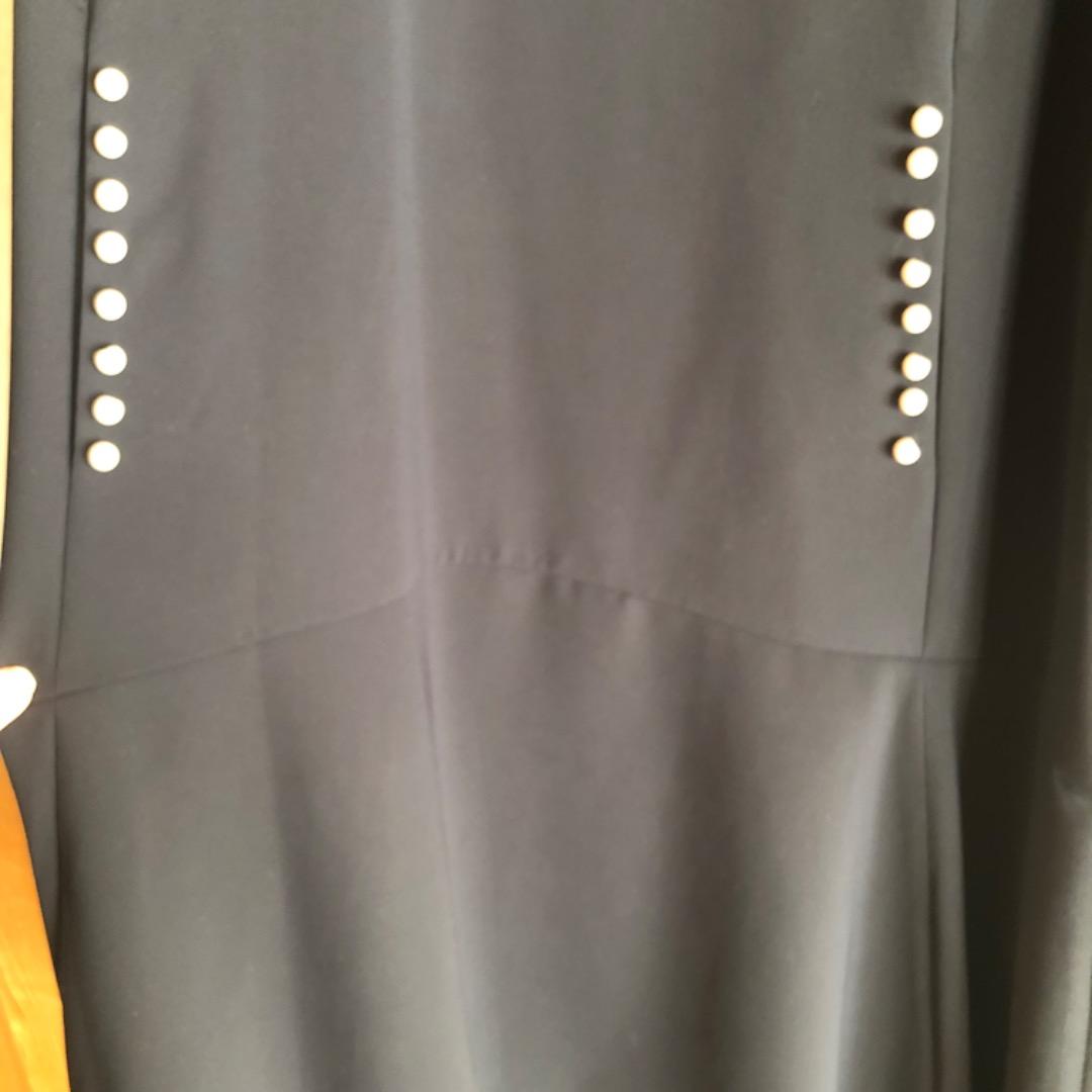 着用１回のみ　美品　組曲　セレモニー　フォーマル　ワンピース　ネイビー