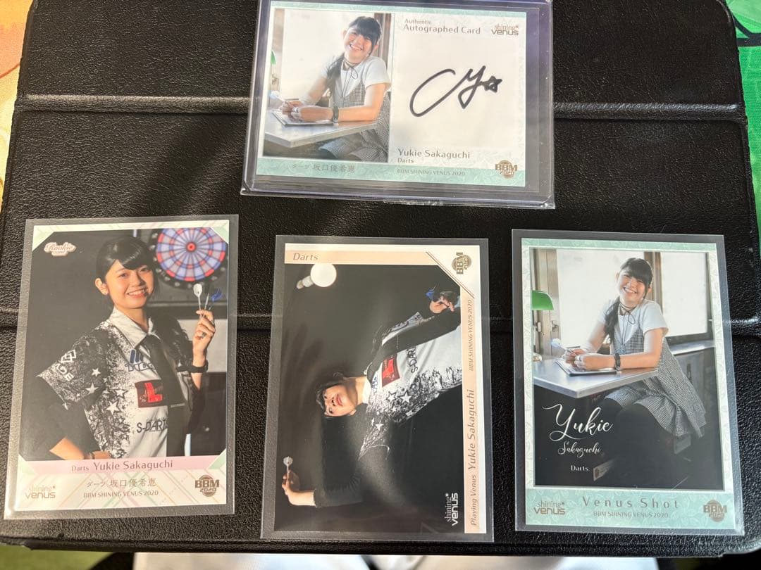 坂口優希恵　サイン入りカードセット