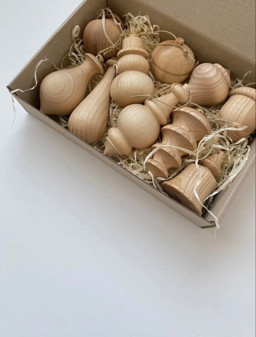 残り5セット⭐︎ lemi toys 木製オーナメント 10点セット