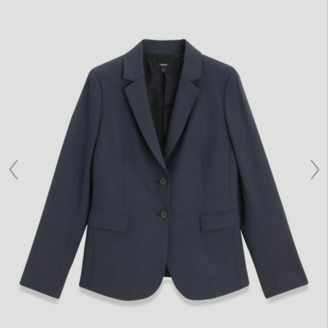 新品同様　セオリー　Theory　スーツ　セットアップ　ストレッチ　ネイビー　0