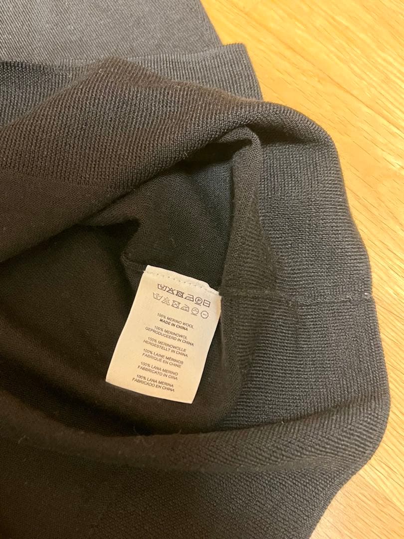 Dries Van Noten モックネックセーター L ブラック