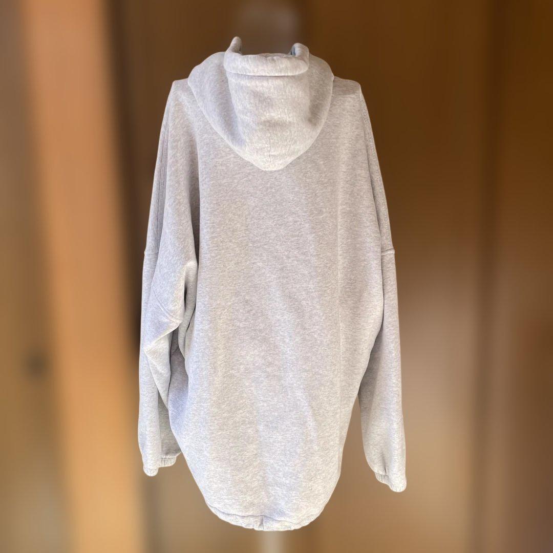 t*t様 バレンシアガ裏起毛ビッグシルエットパーカー　ユニセックス　カジュアル