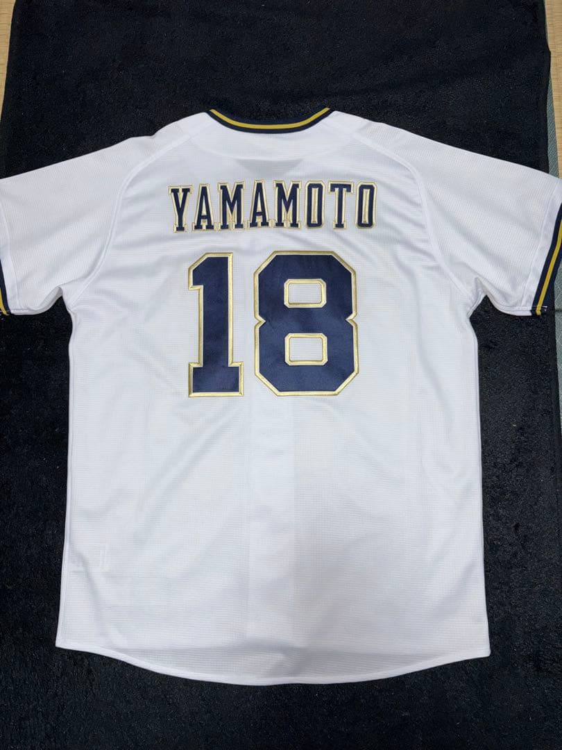 m*k様 オリックスバファローズ 山本由伸 ユニフォーム Lサイズ 刺繍 ホーム