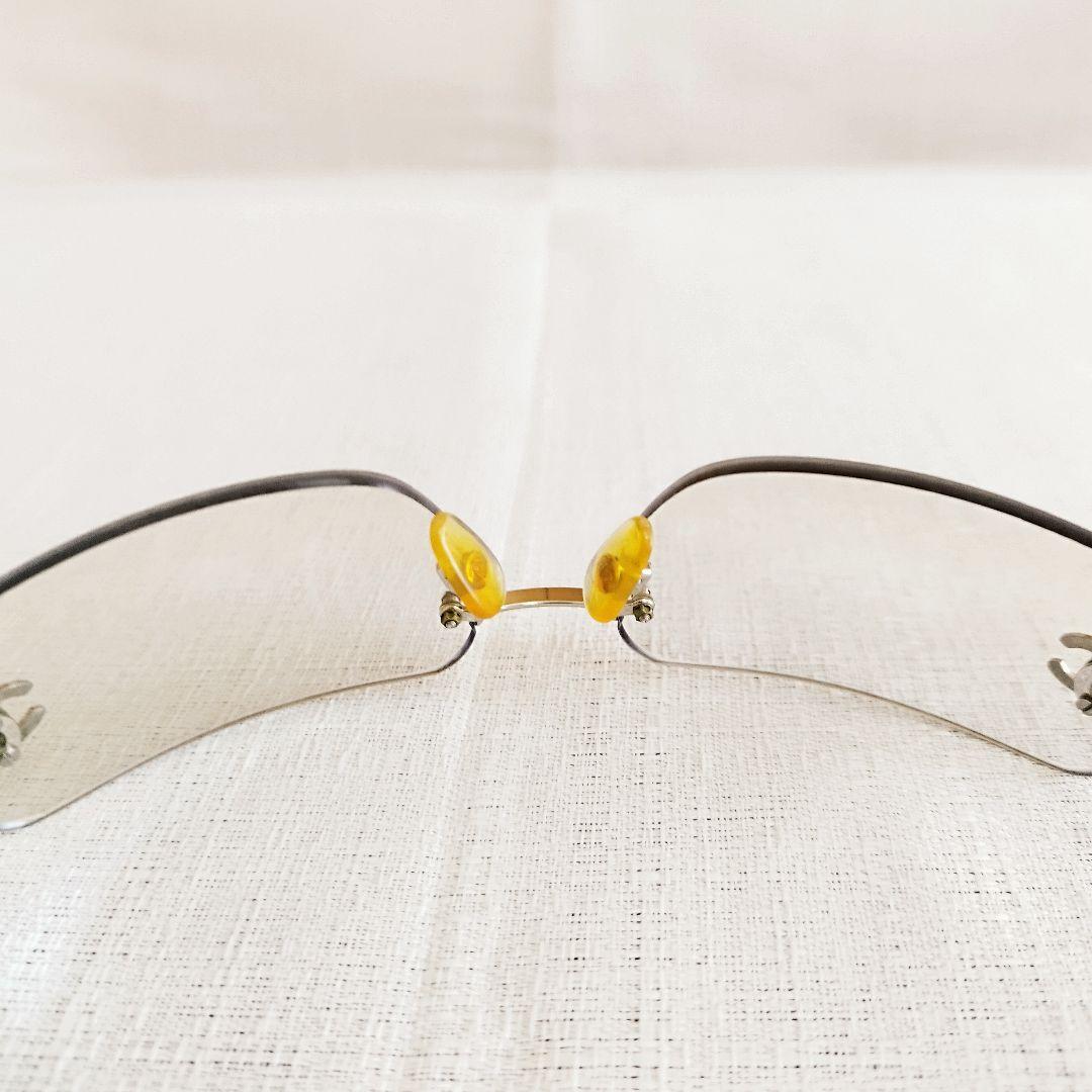 シャネル　サングラス　4017-D　ツーポイント　リムレス　ココマーク　ビジュー