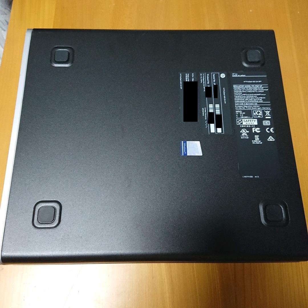 Windowsデスクトップ HP ProDesk 600G4 i5-8500/16GB/512GB SSD